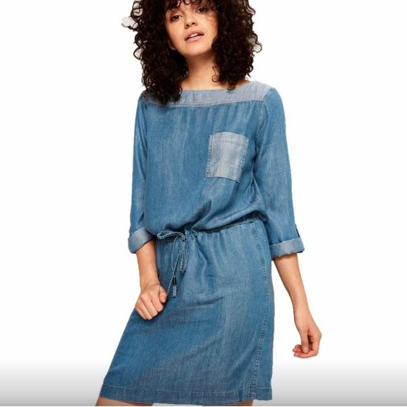 Lolë blue tencel dress - Picture 2 of 9